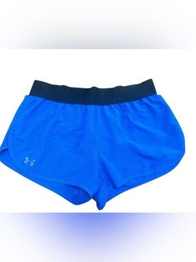 Under Armour Blue Women's Athletic Shorts with Black Waistband MD